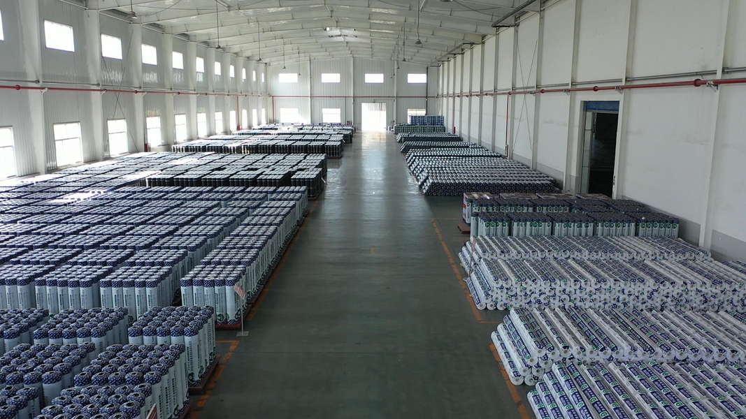 Langfang Hongyuqiao Waterproof Material Co., Ltd. ligne de production du fabricant